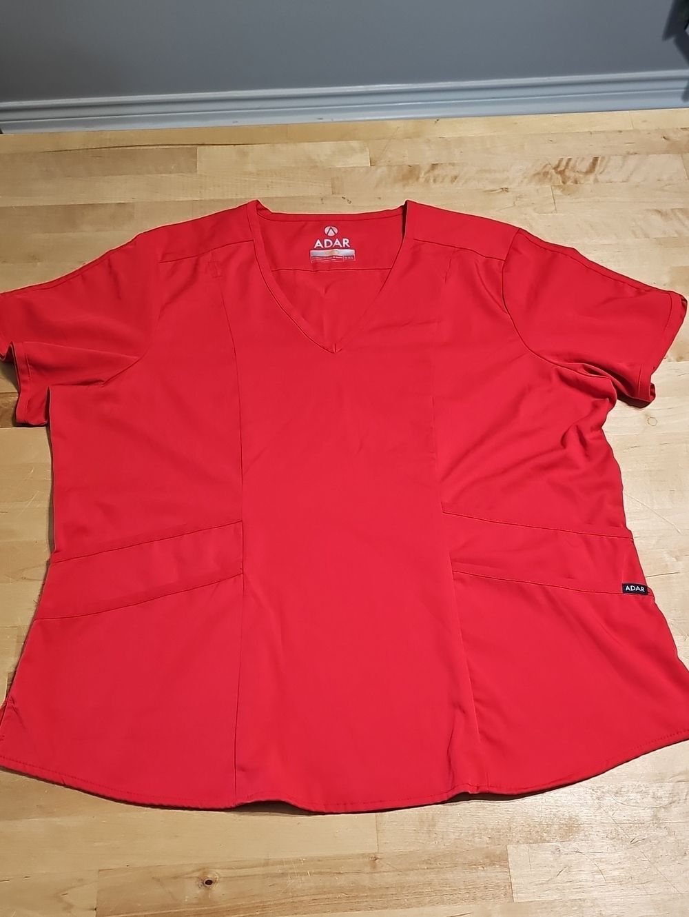 Adar Pro Modern Athletic Jogger Scrub Set Red 2XL - Picture 6 of 10